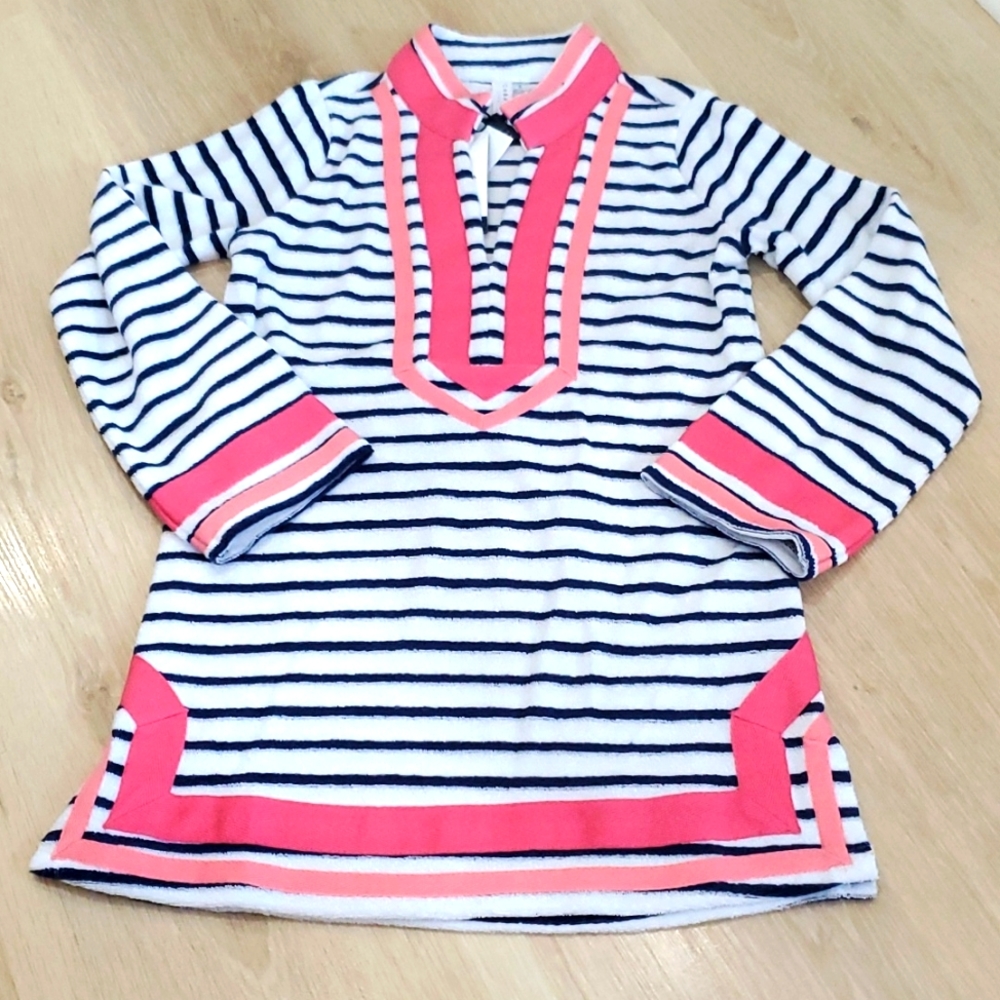 NWT Girls Cabana Life Terry Cover Up UPF50+